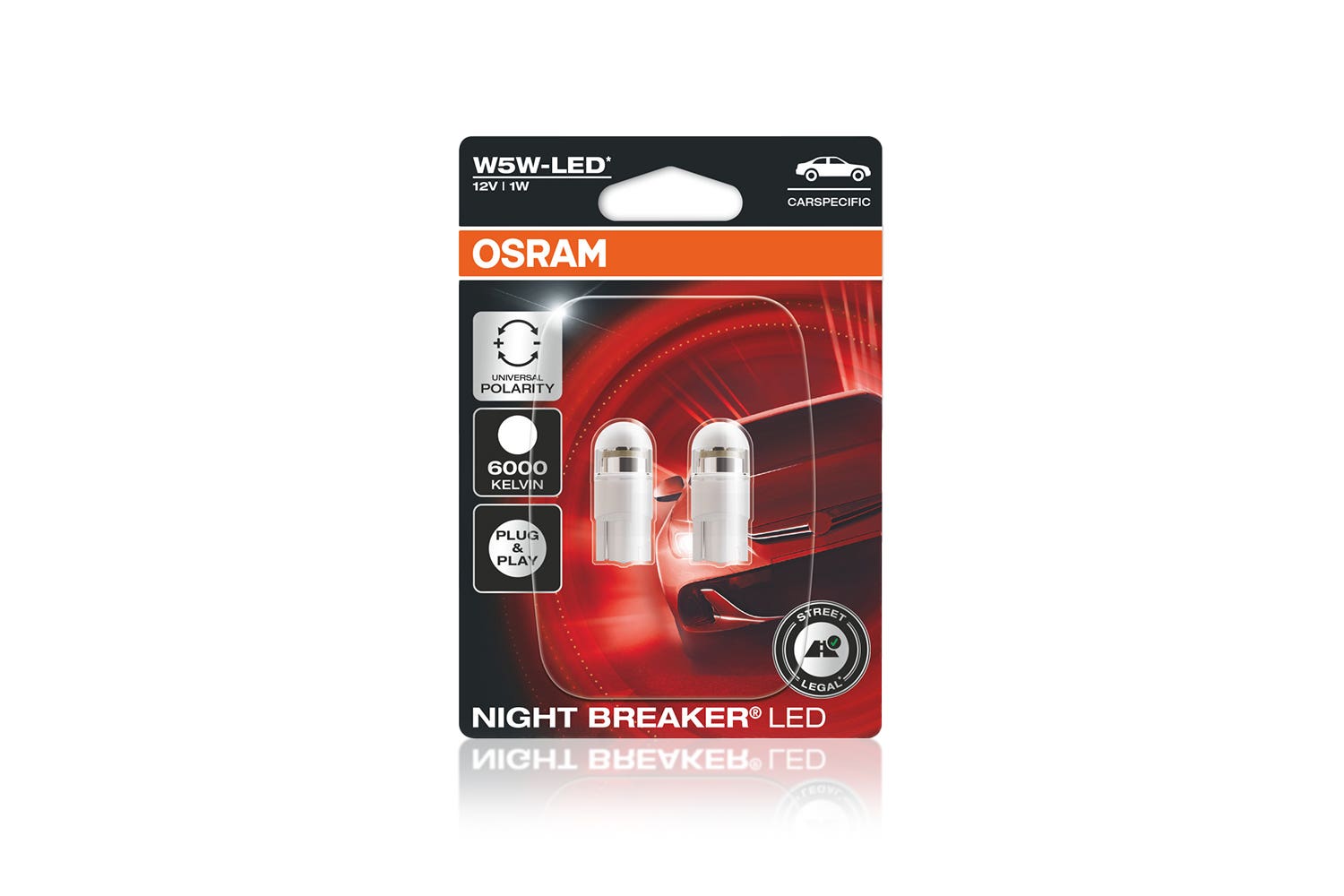 Osram Night Breaker LED W5W - CARSPECIFIC