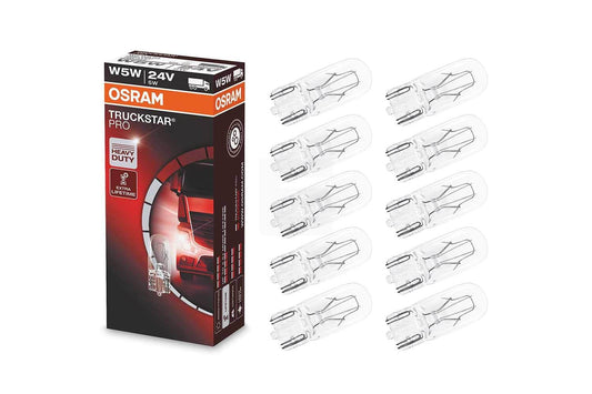 Osram Truckstar Pro W5W (24v) (10pk)