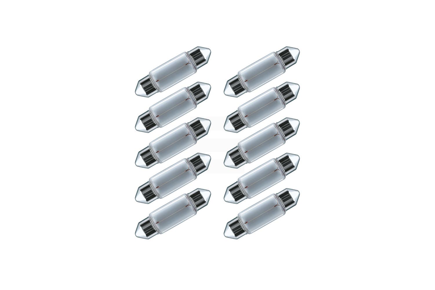 Osram Festoon 10W, SV8.5-8, 41 x 11 mm,  12 V (10pk)