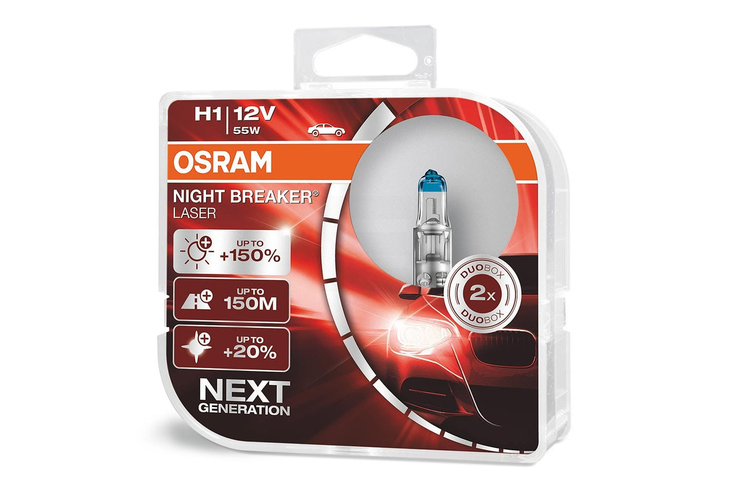 Osram H1 Night Breaker Laser Gen2 150% (Sett)