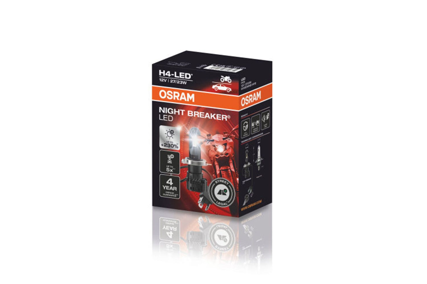 Osram Night Breaker H4 (MOTORCYCLE)LED-kit