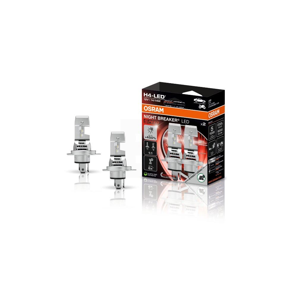 Osram Nightbreaker SPEED H4 +450% (12v)