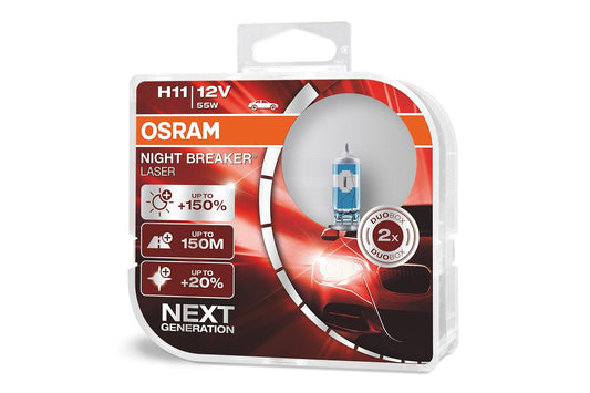 Osram H11 Night Breaker Laser Gen2 150% (Sett)