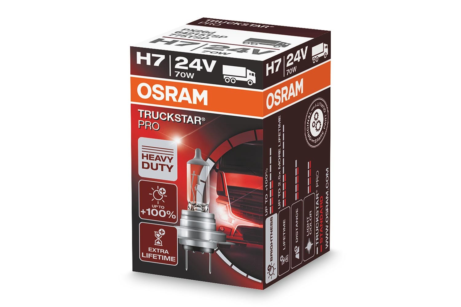 Osram Truckstar Pro H7 (stk) (24v)