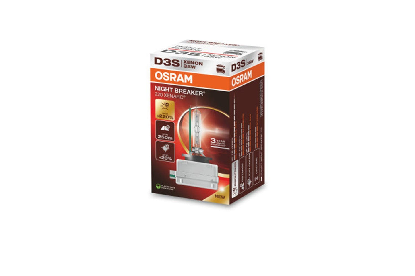 Osram D3S Night Breaker Xenarc 220% (stk)