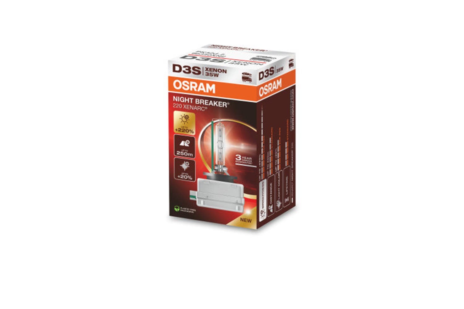 Osram D3S Night Breaker Xenarc 220% (stk)