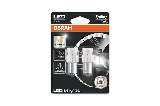 Osram LEDriving SL PY21W Oransje (sett)