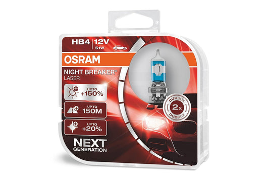 Osram HB4 Night Breaker Laser Gen2 150% (Sett)