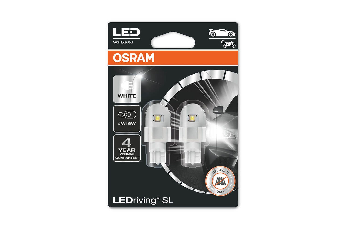 Osram LEDriving SL W16W 6000k (sett)