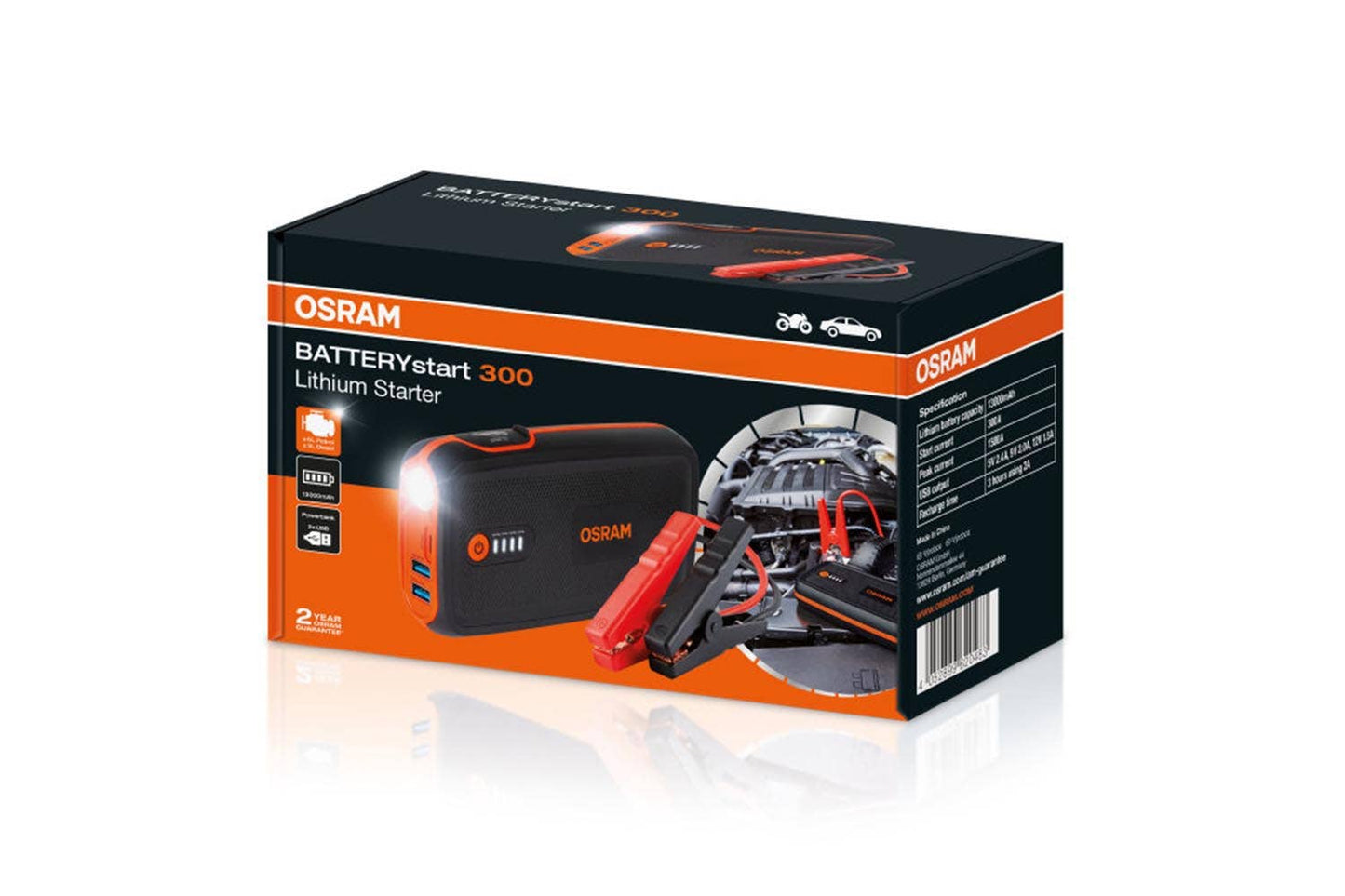 Osram Batteristarter OBSL300 Starthjelp