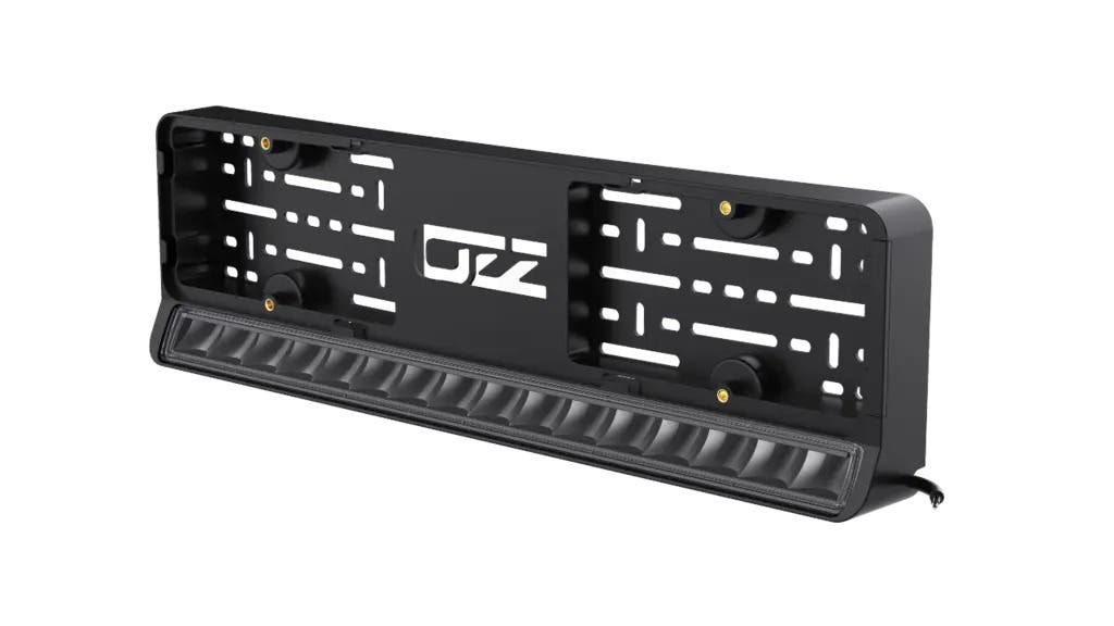 OZZ LP1 Fjernlys LED-bar m/skiltholder (sort)