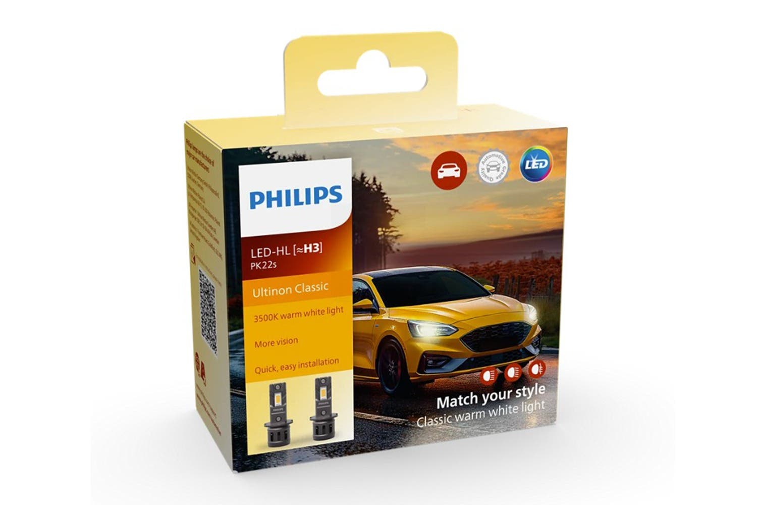 Philips Ultinon Classic H3 led