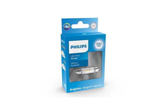 Philips Festoon 43mm LED 11866 CU60 12V X1