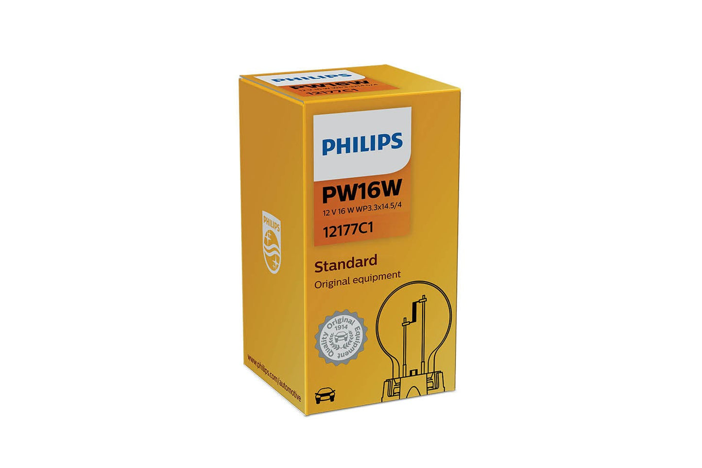 Philips bulb PW16W 12177 12V HiPerVision 12V