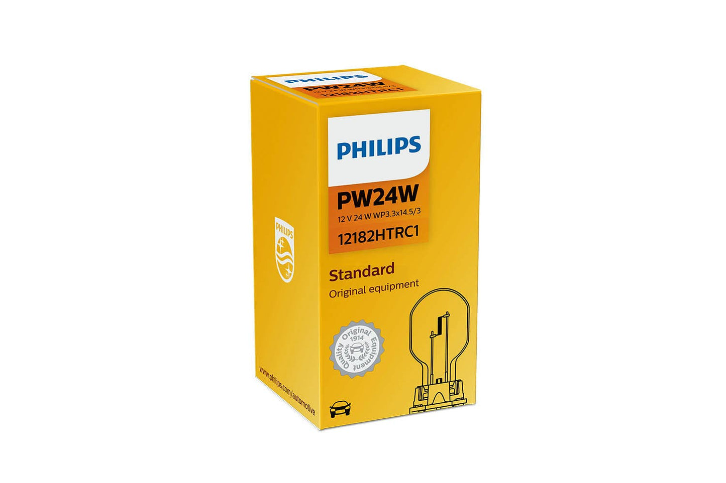 Philips bulb PW24W HTR (clear) HiPerVision 12V