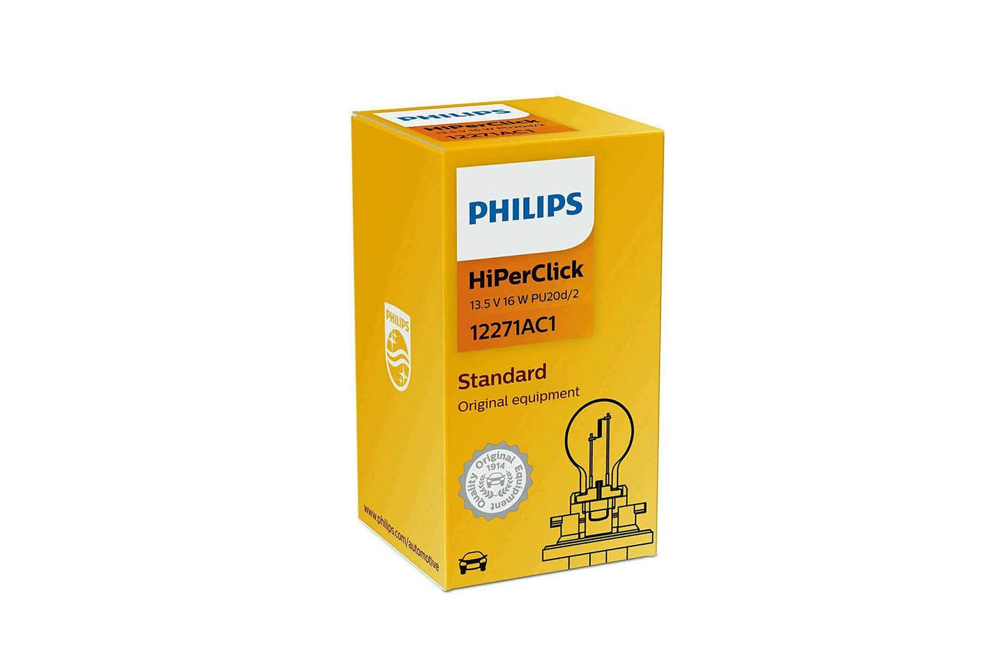 Philips bulb PCY16W HiPerClick  12V