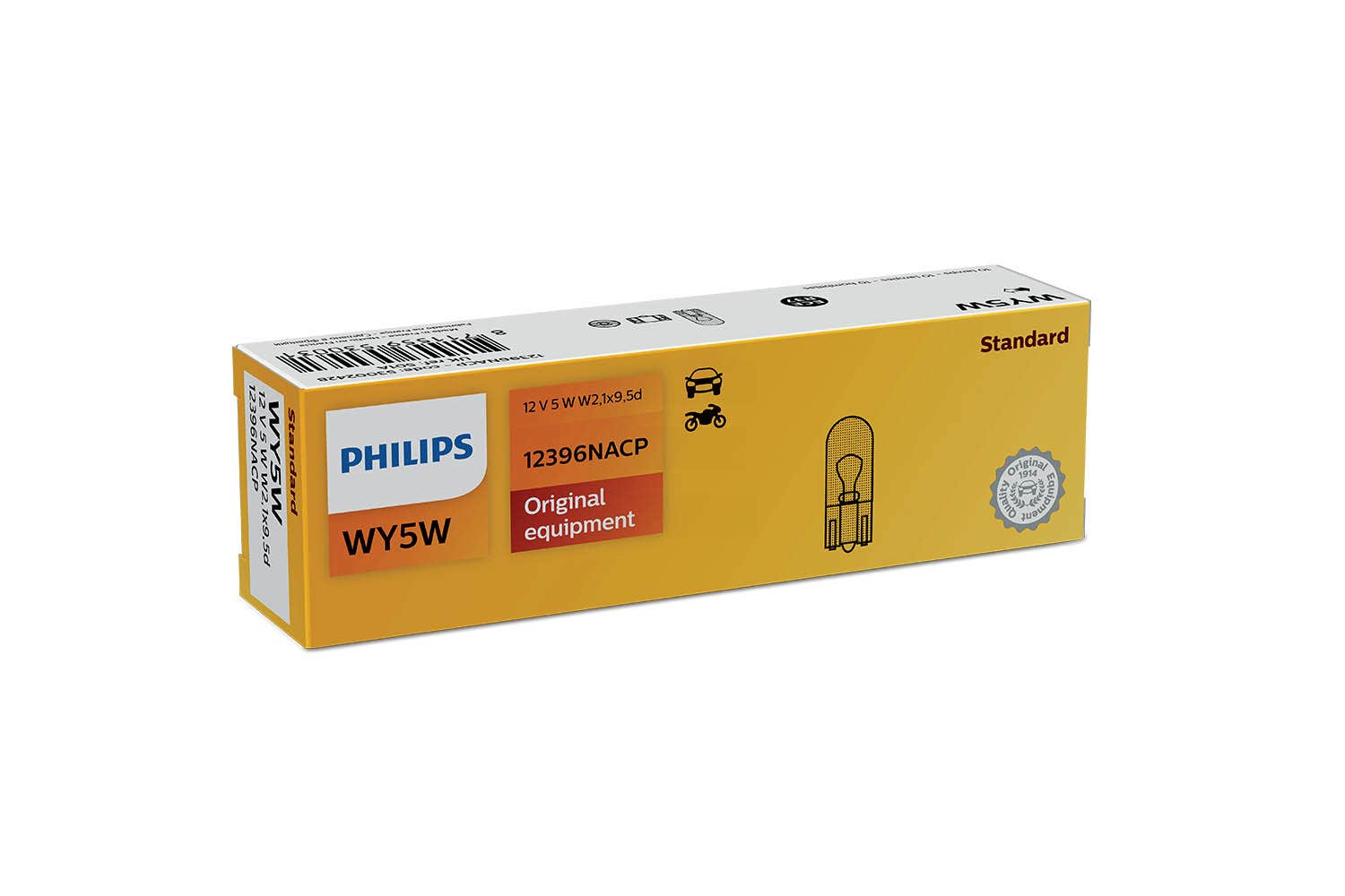 Philips bulb WY5W Wedge Base 12V 10 pack