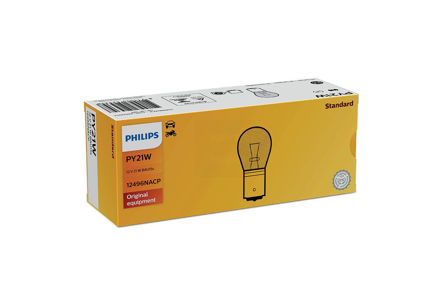 Philips bulb PY21W P21W 12V