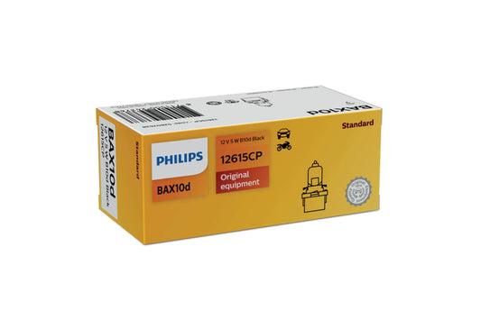 Philips bulb B10D Black Halogen Bax 12V 10 pack
