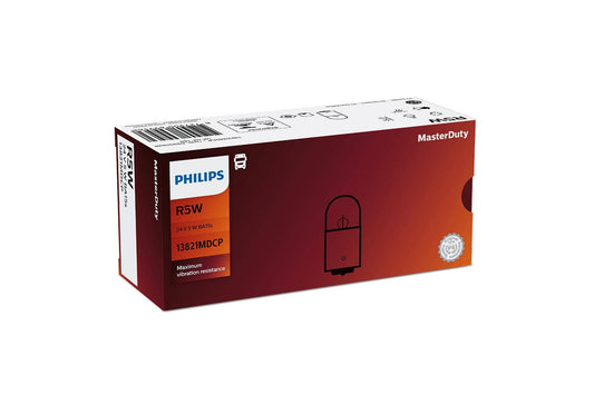 Philips bulb R5W MasterDuty Rear parking lamps 24V 10 pack