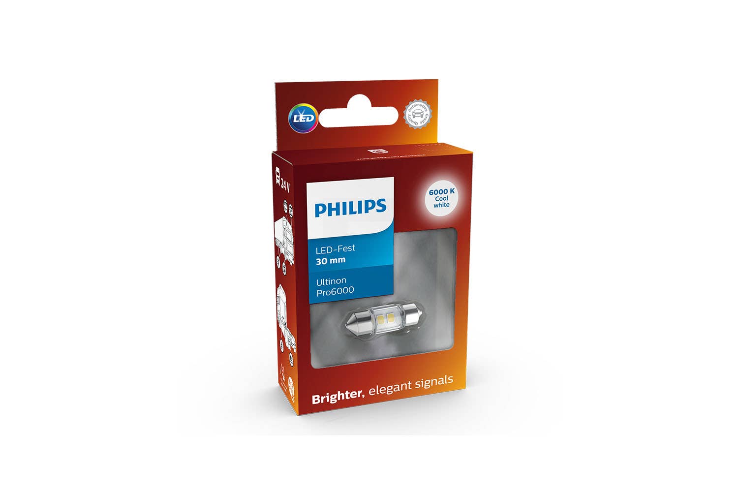 Philips Festoon 30mm LED 24844 CU60 24V X1