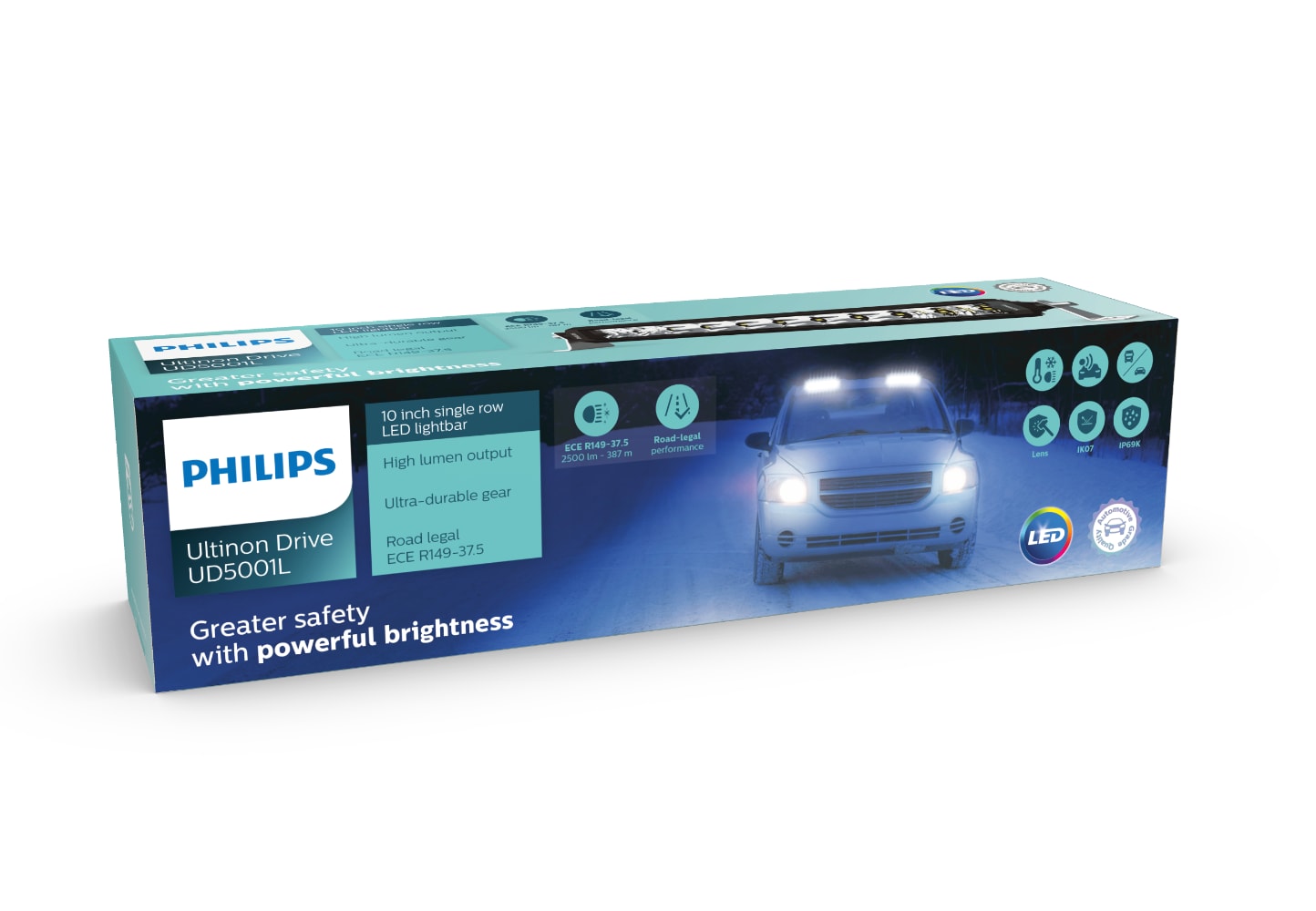 Philips Ultinon Drive 5001L 10” single-row LED Lightbar