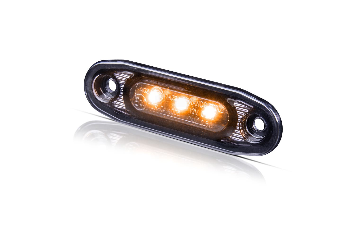 Strands Dark Knight Ultra Slim Side Marker Amber LED