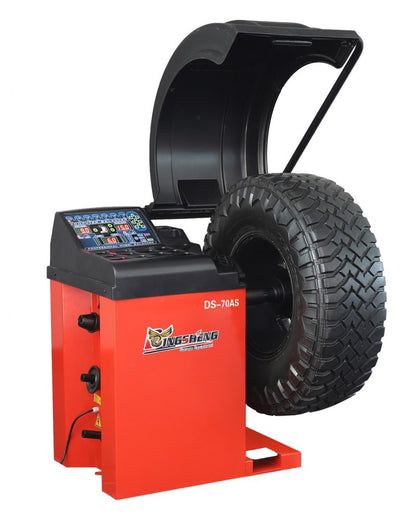 Avbalanseringsmaskin med laser