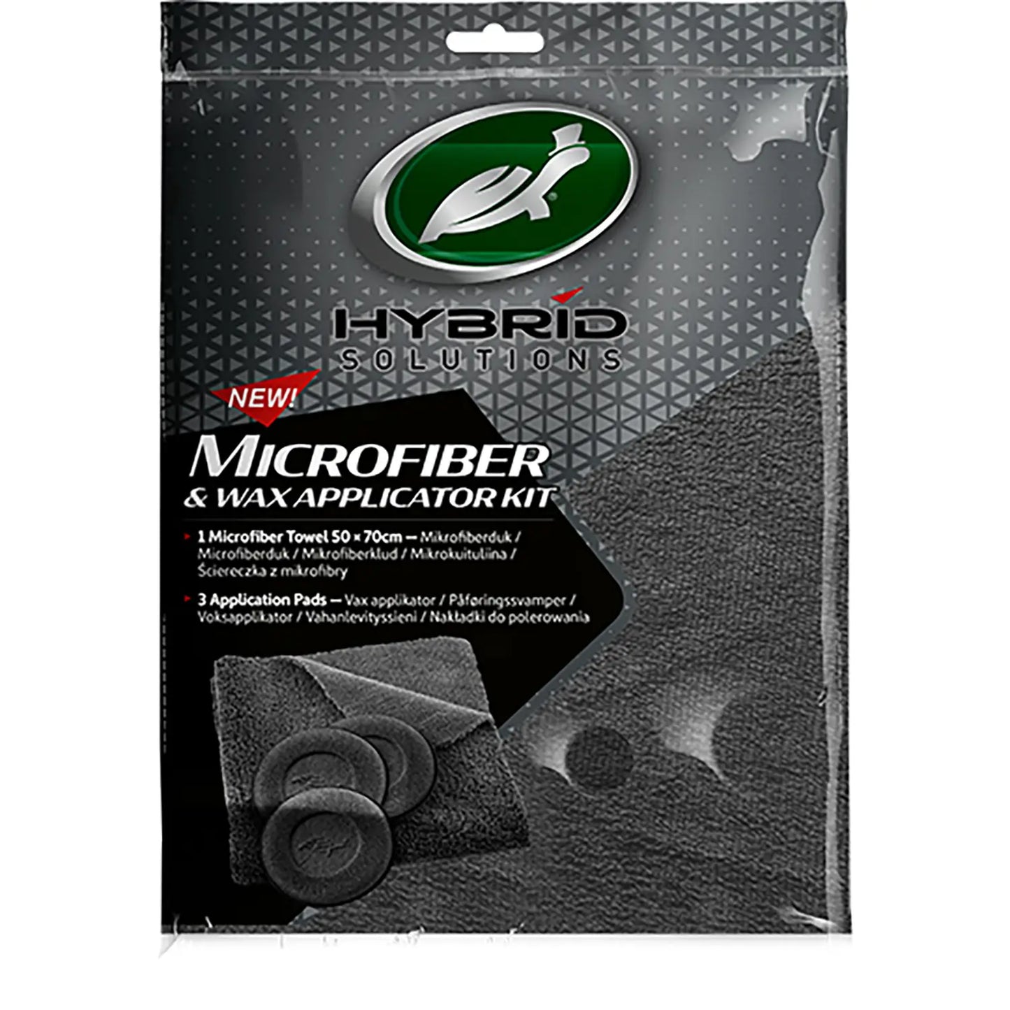 Turtle Wax Hybrid Solutions Microfibre & Wax Applicator