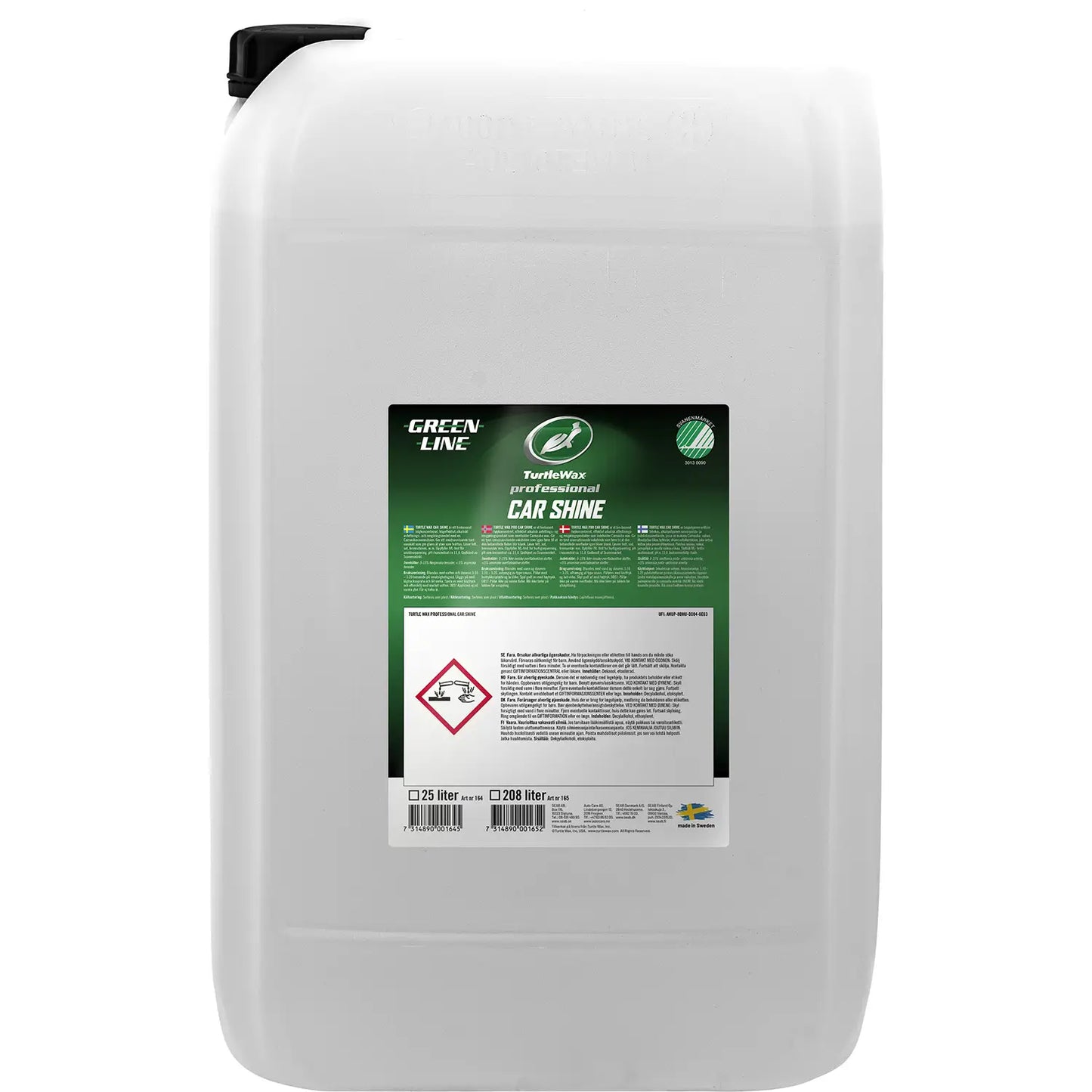 Turtle Wax Pro Greenline Car Shine 25L