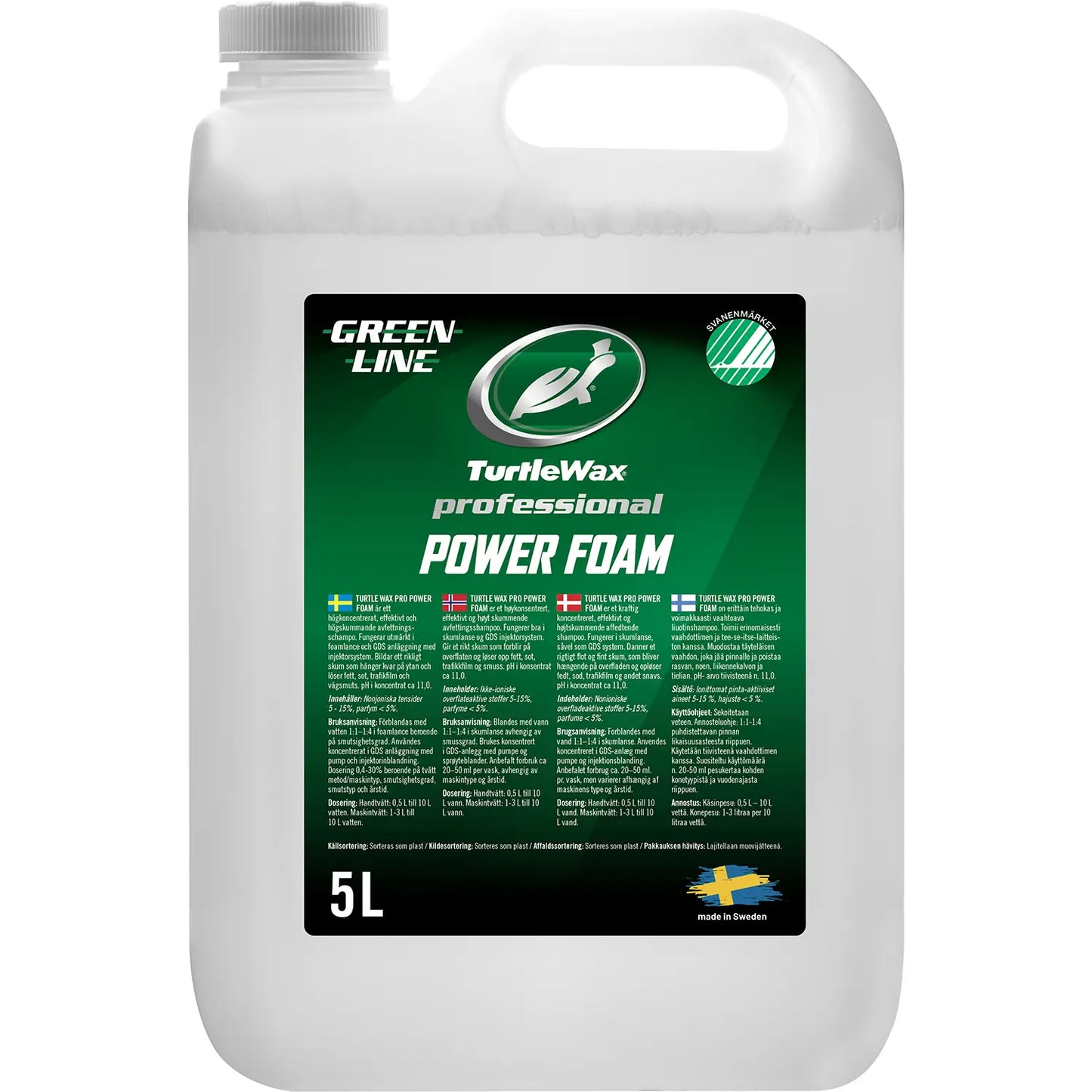 Turtle Wax Pro Greenline Power Foam 5L