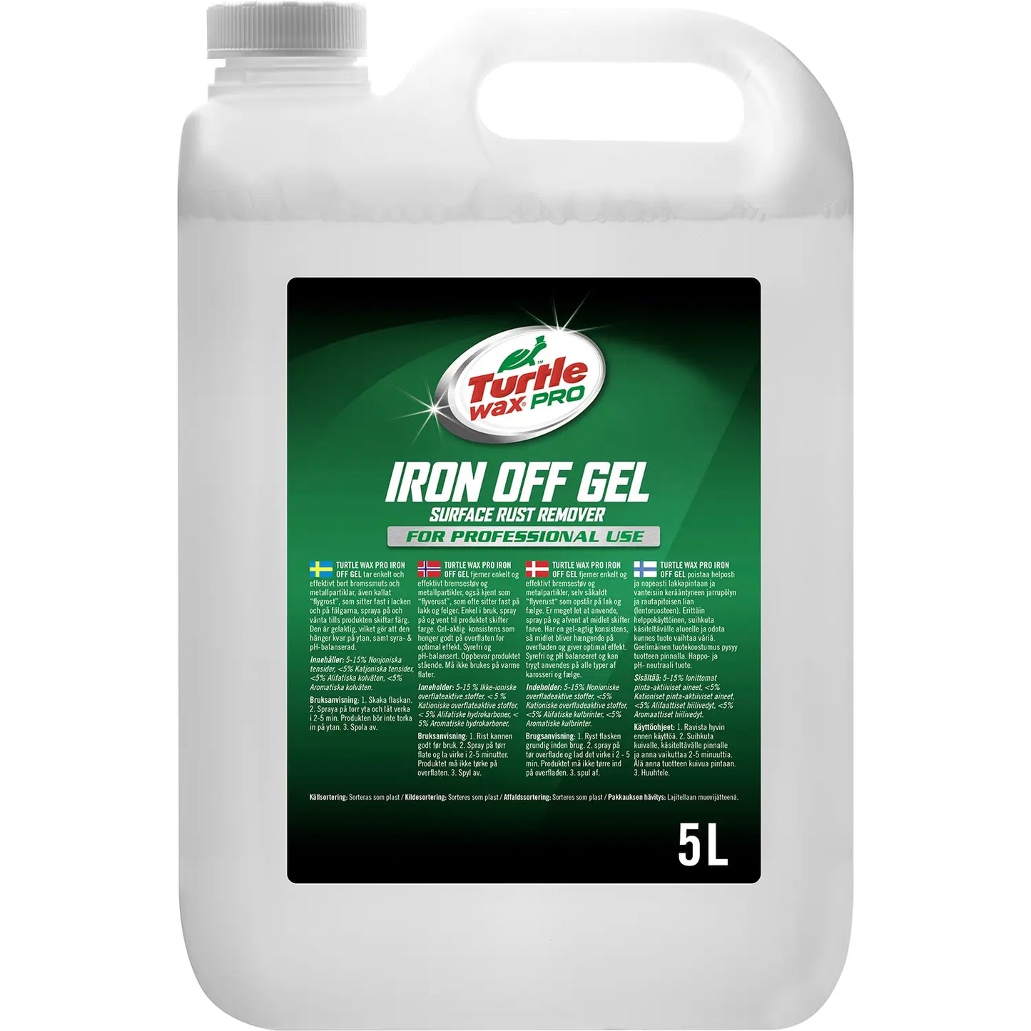 Turtle Wax Pro Iron Off Gel 5L