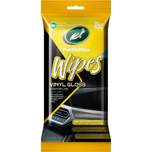 Turtle Wax Wipes Vinyl Gloss Flatpack